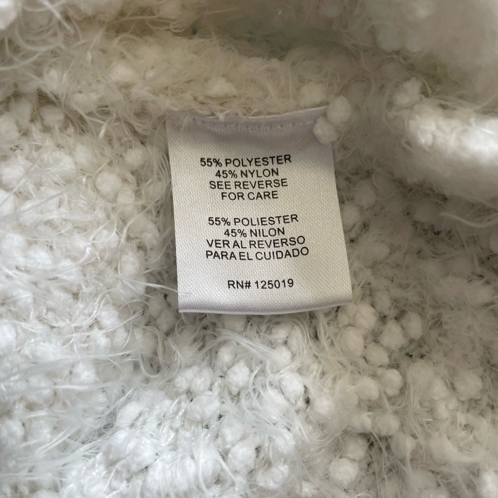 Joseph A. White Eyelash Pullover Sweater Women’s Large Fuzzy Soft Cozy Stretchy - Picture 4 of 6